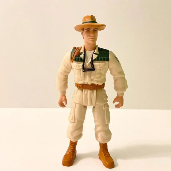 Vintage 1997 Jurassic Park Eddie Carr 4.5 Inch Action  Figure Kenner - Picture 1 of 10